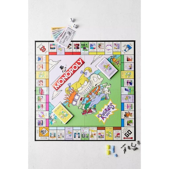 USAopoly Other - Nickelodeon Rugrats Monopoly Board Game New Damaged Box